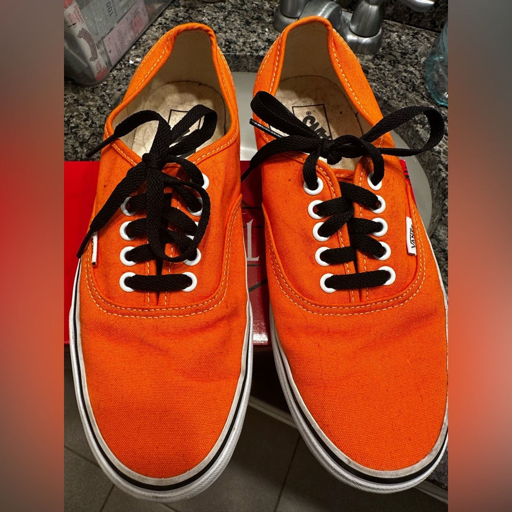 Vans Men's Bold Orange Sneakers